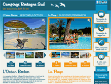 Tablet Screenshot of campingsbretagnesud.com